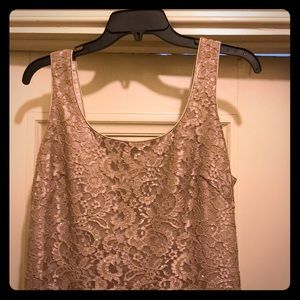 Champagne long formal dress